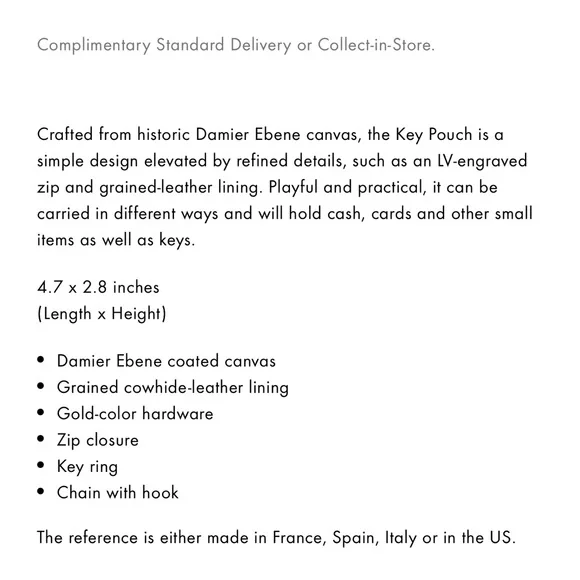 Louis Vuitton Key Pouch - Picture 4 of 11